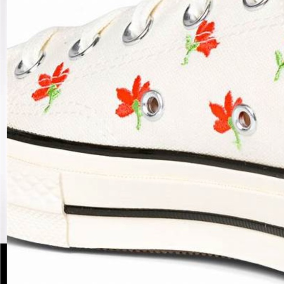 NWT Chuck 70 bright Egret/Poppy/black low top 7 (FINAL PRICE 80) - Picture 13 of 16